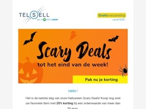 Laatste dag korting!