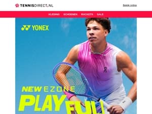 Speel vol kracht met de nieuwe Yonex EZONE 2025