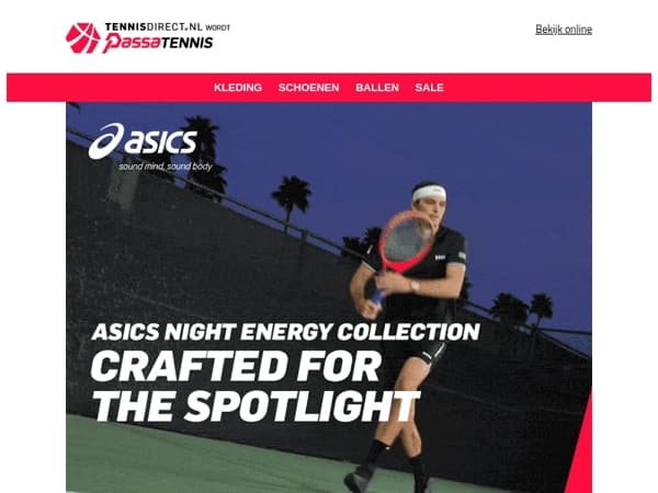 Shine under pressure. Ontdek de ASICS Night Energy Collection