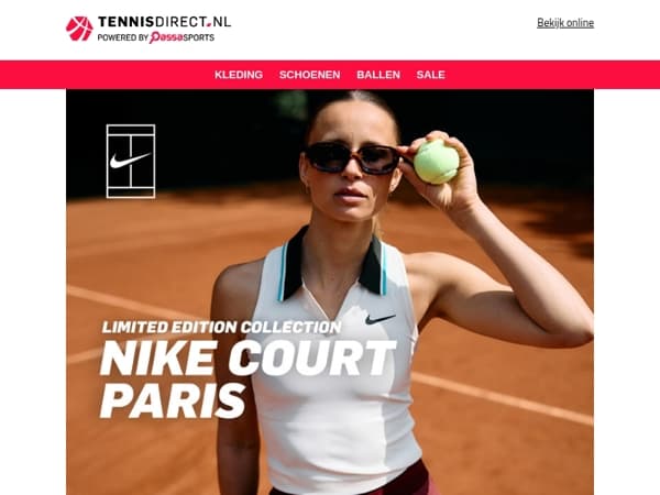 LAUNCH: Nike Paris collectie – Early access voor Nike Court fans!