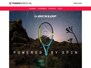 Speel met kracht, spin en controle – Kies voor Dunlop SX!