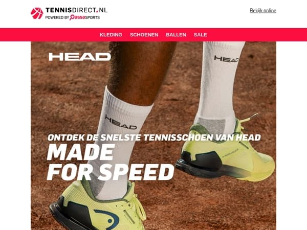 Ontdek HEAD's snelste tennisschoen!