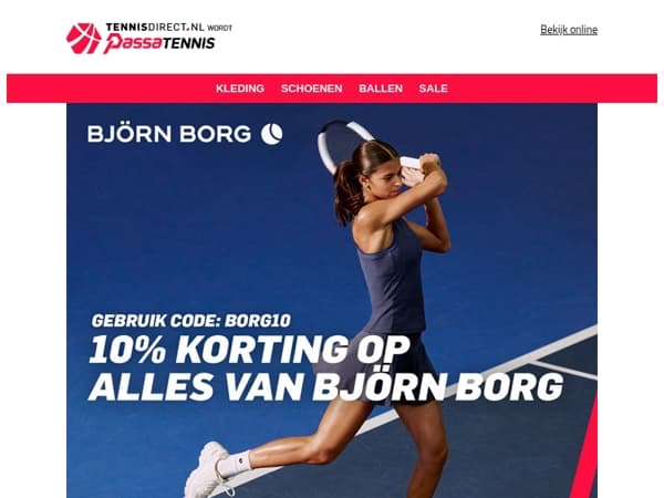 Laatste dag: 10% korting op Björn Borg