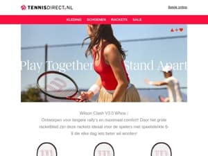 Nieuw binnen 👉 Wilson Clash en Tecnifibre T-Fight!