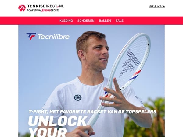 Tecnifibre T-Fight: het favoriete racket van de topspelers