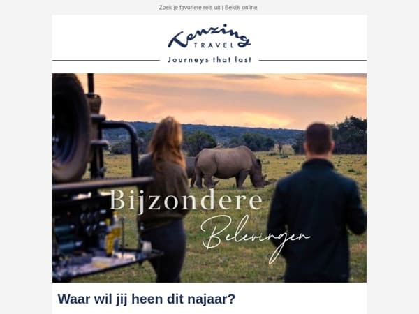 Heb jij al plannen voor dit najaar?