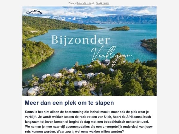 Vijf plekken waar je wakker wilt worden