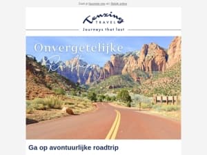 Ontdek de 4 mooiste roadtrip-bestemmingen, Mail 🚗