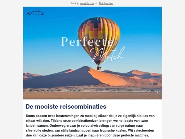 De mooiste reiscombinaties 💙