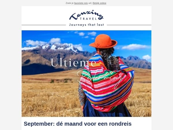 Waar wil jij heen in september?