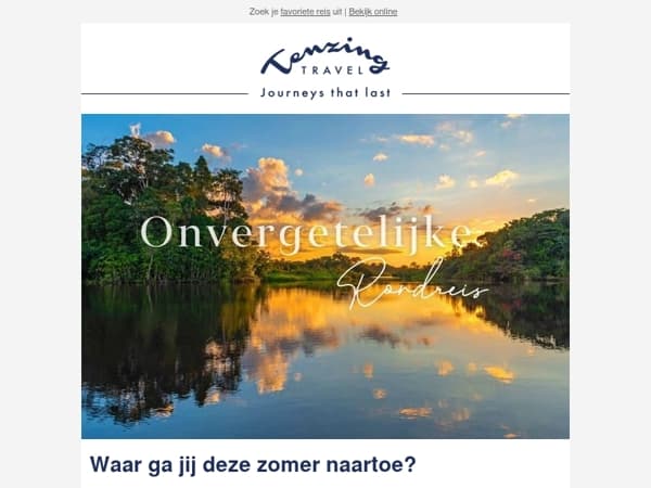 Wil jij op reis in de zomerperiode, Mail?