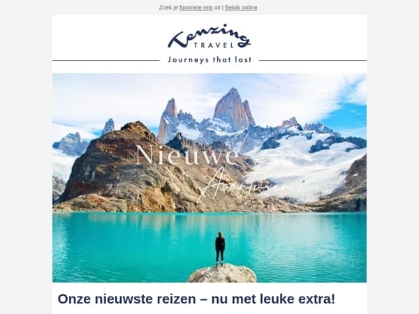 Ontdek nieuwe reizen + een cadeau voor onderweg