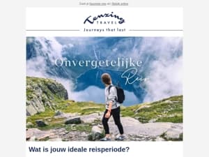 Wanneer wil jij op reis, Mail?