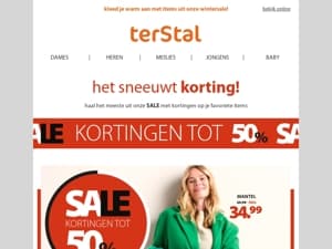 ❄️ het sneeuwt korting! ❄️