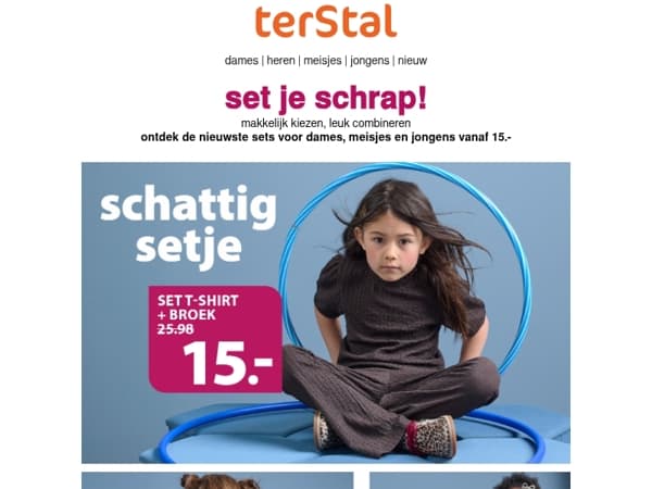 Nieuwe sets al vanaf 15.-