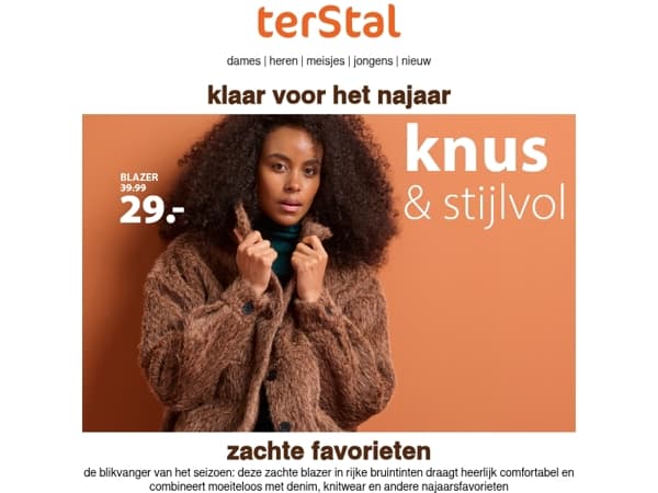 Knus & stijlvol: het najaar begint bij 15.-