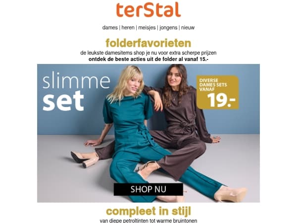 Folderfavorieten scoren vanaf 15.-