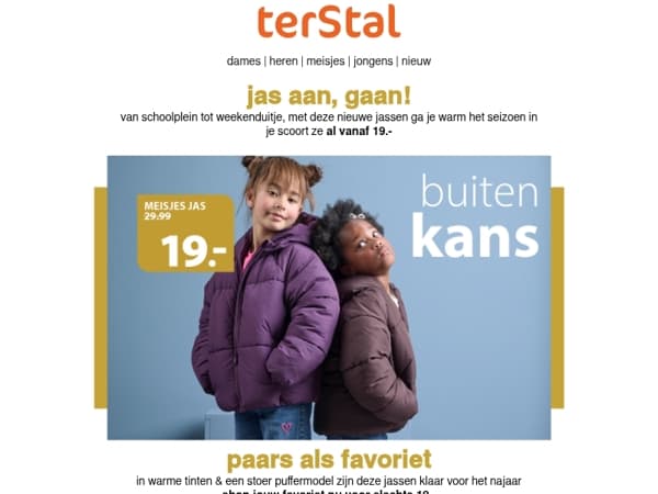 🧥 Jassen scoren vanaf 19.-