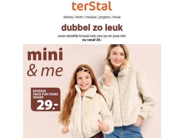 mini & me 💕 onze warmste favorieten vanaf 24.99