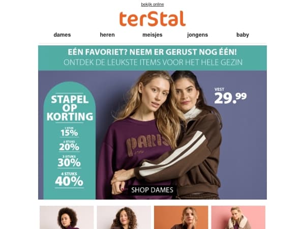 Tot 40% korting voor het hele gezin