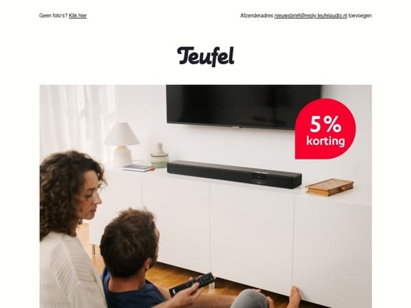 CINEBAR 22: bespaar 5 %.