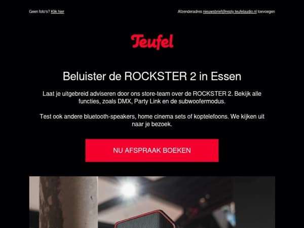 Nog niet zeker? Beluister de ROCKSTER 2 in de store.