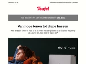 Haal nieuwe sound in huis