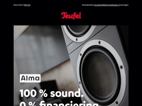 Bijna afgelopen: onze 0 % financiering