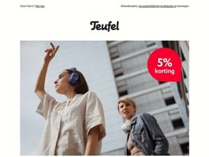 Jouw exclusieve  5% voucher voor de REAL BLUE NC 3