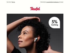 Mis het niet: 5% korting op de AIRY TWS PRO!	