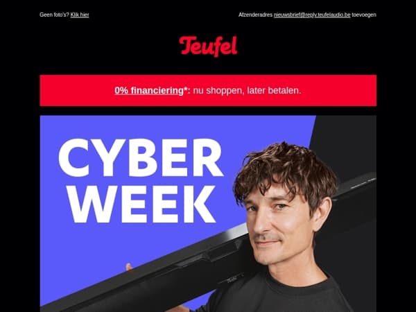 Cyber Week - we gaan in de sound deal-verlenging	