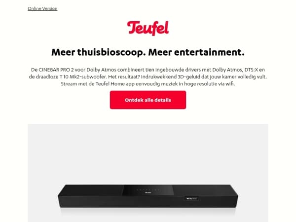 Dit maakt de nieuwe CINEBAR PRO 2 bijzonder