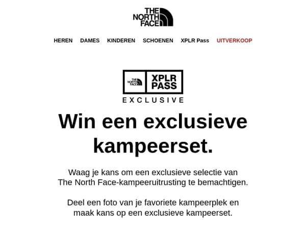 Mis het niet! Win een exclusieve kampeerset.