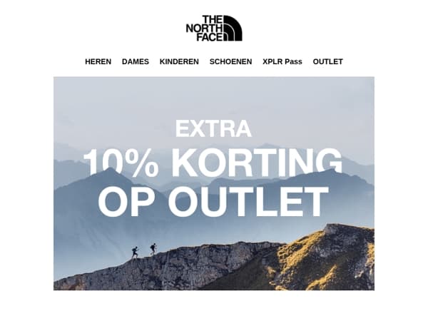 Extra 10% korting Outletactie - verlengd!