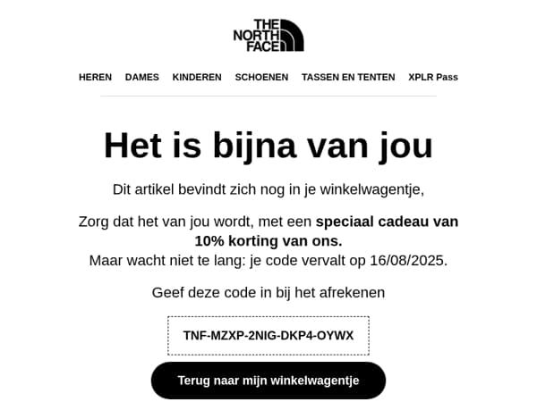 Voltooi je bestelling en laat het avontuur beginnen
