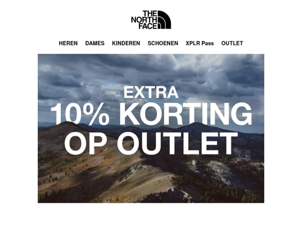 10% extra korting op Outlet