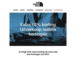 Krijg 10% extra korting op onze uitverkoop tot 40% korting!