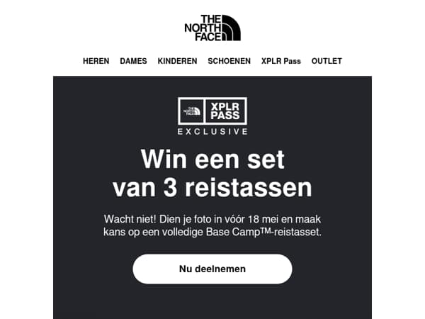 Win drie Base Camp™-reistassen!