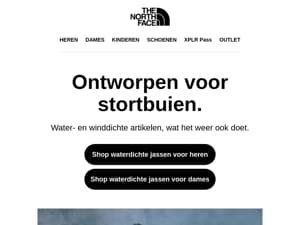 Nieuwe waterdichte jassen voor druilerige dagen