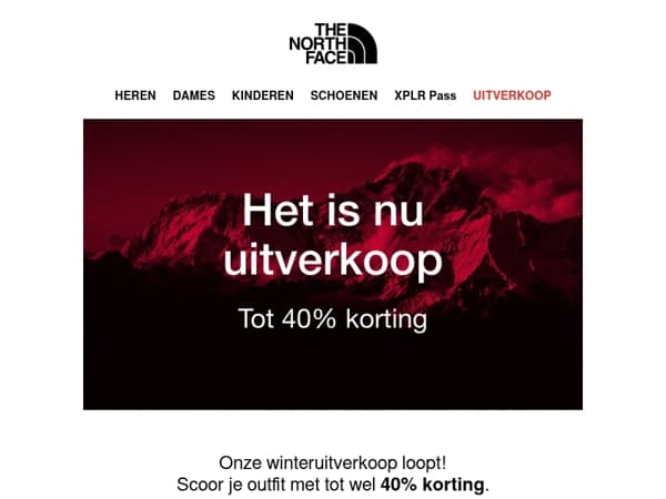 De winteruitverkoop is begonnen: tot 40% korting! ❄️
