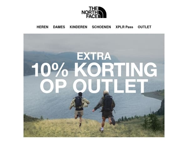 10% extra korting op Outlet