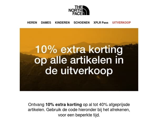 SALE: tot 40% korting + 10% extra korting