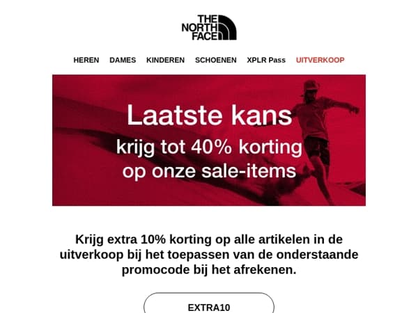 Uitverkoop: EXTRA 10% korting - laatste kortingen!