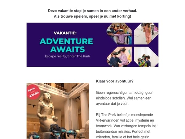 Vakantieplannen? Stap een andere wereld binnen