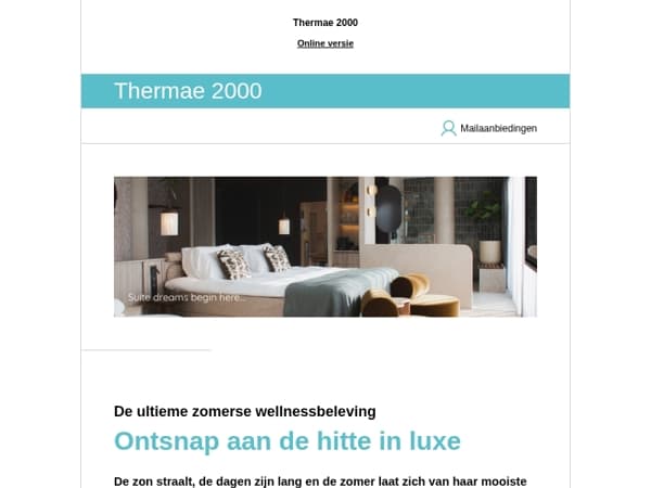 Summerdeal: 30 graden = 30% korting! ☀️