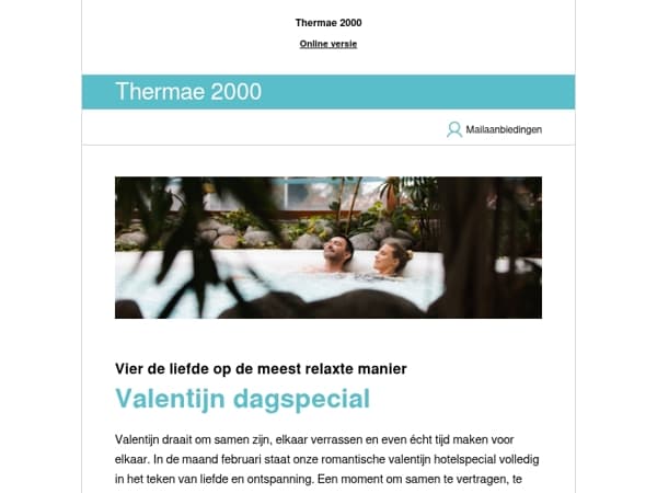 Onze valentijn specials zijn vanaf nu te boeken