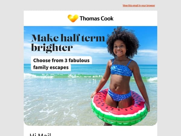 Let’s make half term a little more exotic 🌴