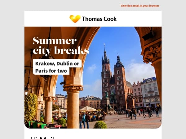 A summer city break with your name on it ✈️