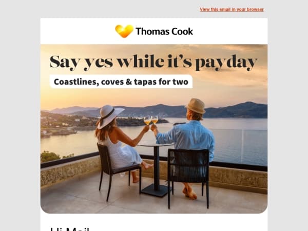 Payday deals from £259pp ✈️☀️