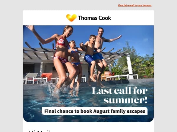 Last call for summer! 🌞✈️